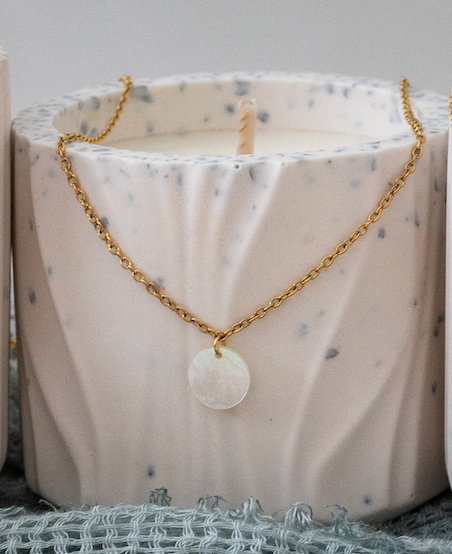 Bougie Bijoux Collier, Collection Éclat