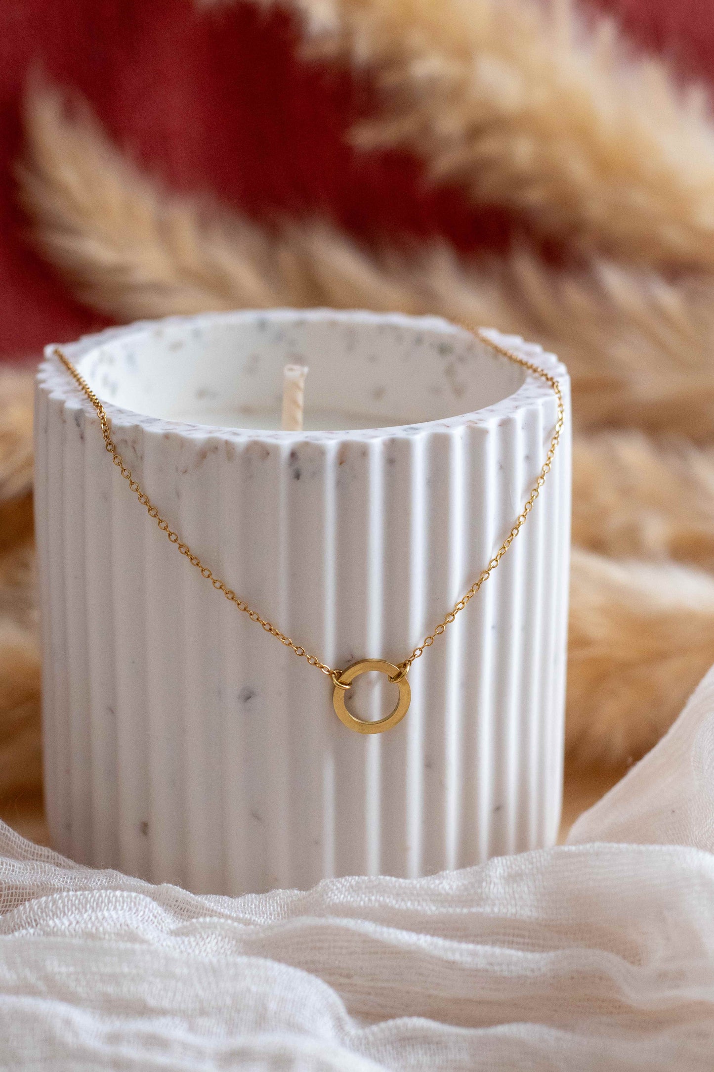 Bougie Bijoux Collier, Collection Éclat